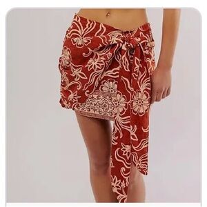 NWT Sweet as beach mini skirt - free people